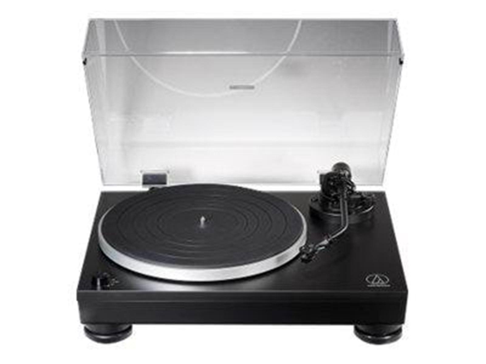 Audio-Technica AT-LP5X platespiller i matt svart med J-formet tonearm