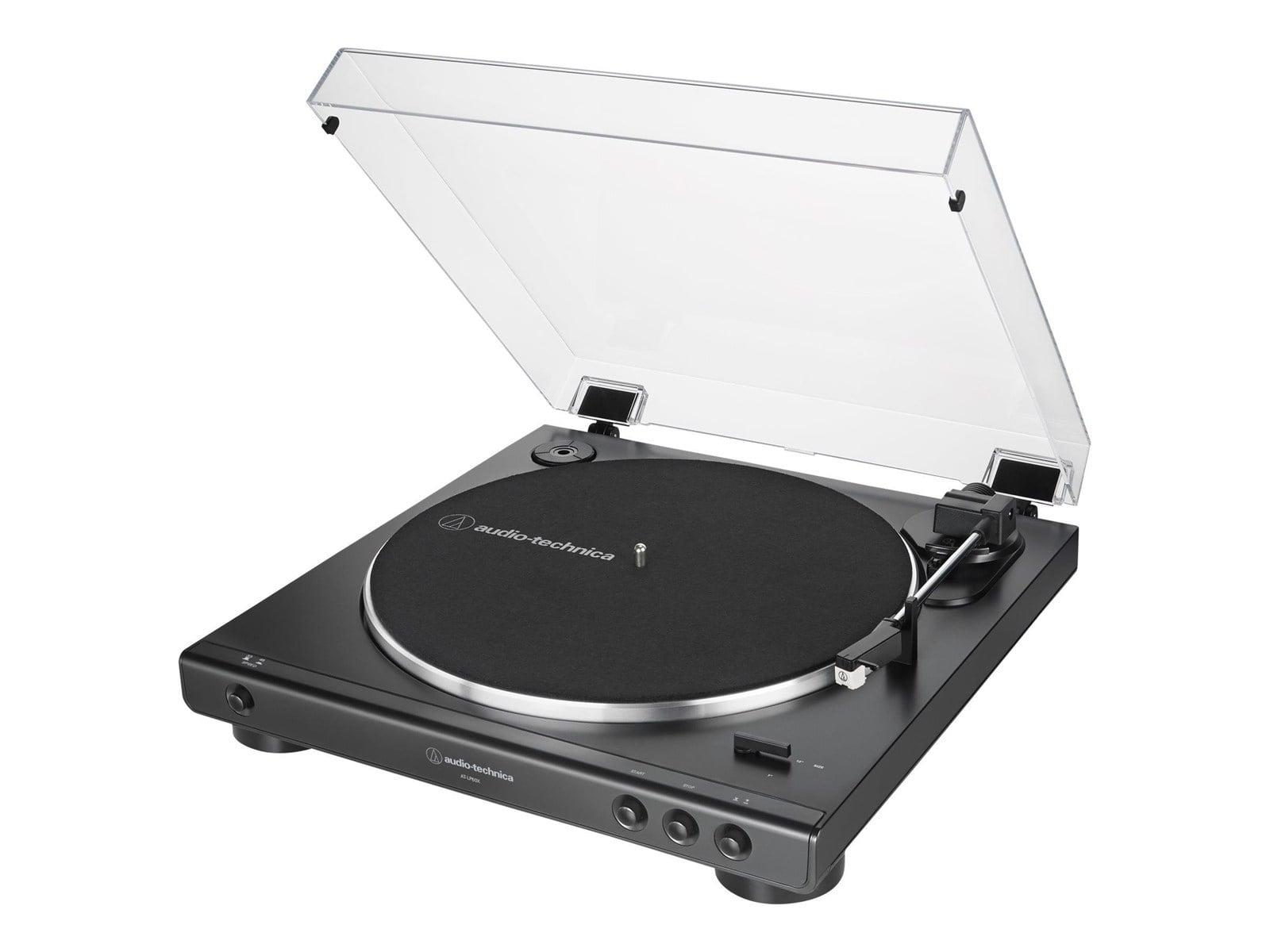 Audio-Technica AT-LP60X fullautomatisk platespiller i svart