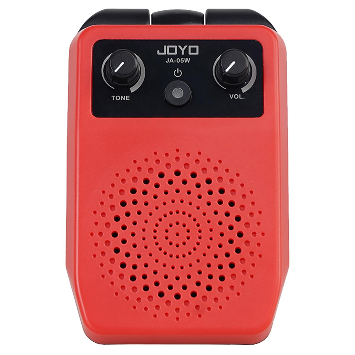 Joyo JA-05W liten sort mini-gitarforsterker med Bluetooth-høyttaler
