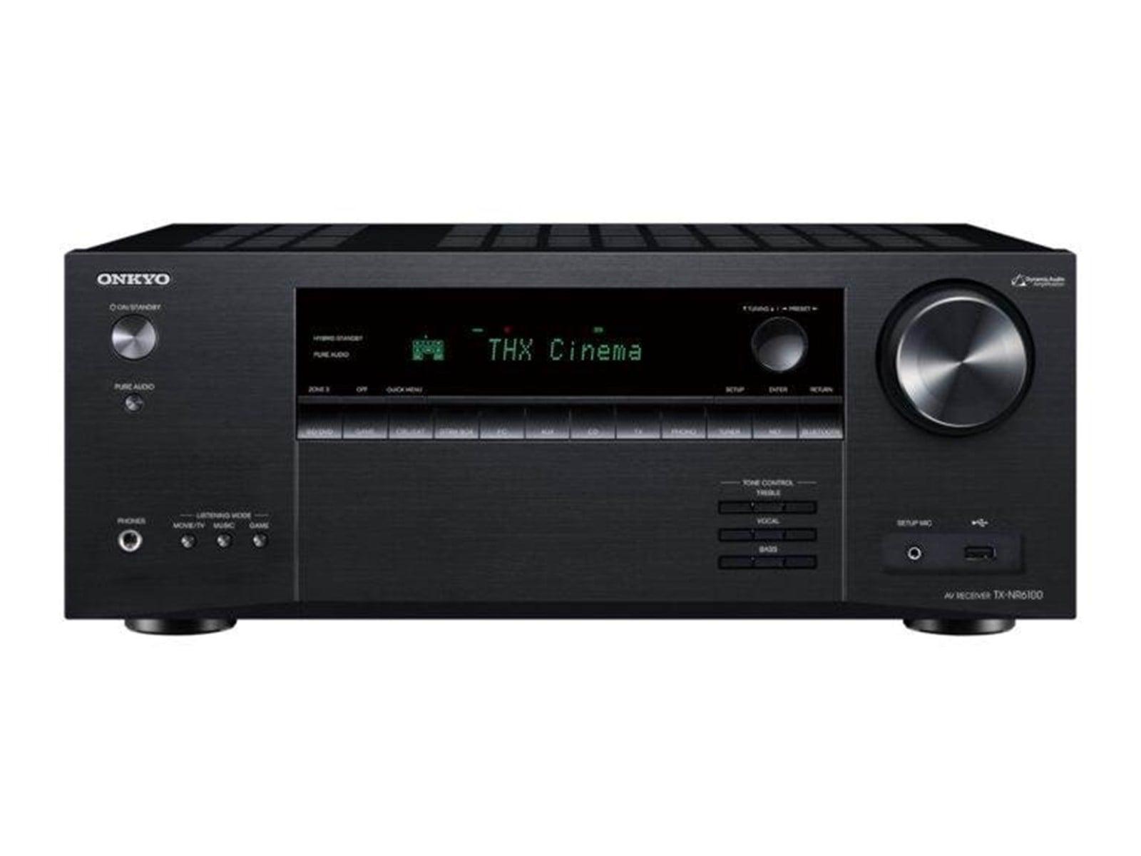 Onkyo TX-NR6100 7.2-kanals AV-receiver i svart