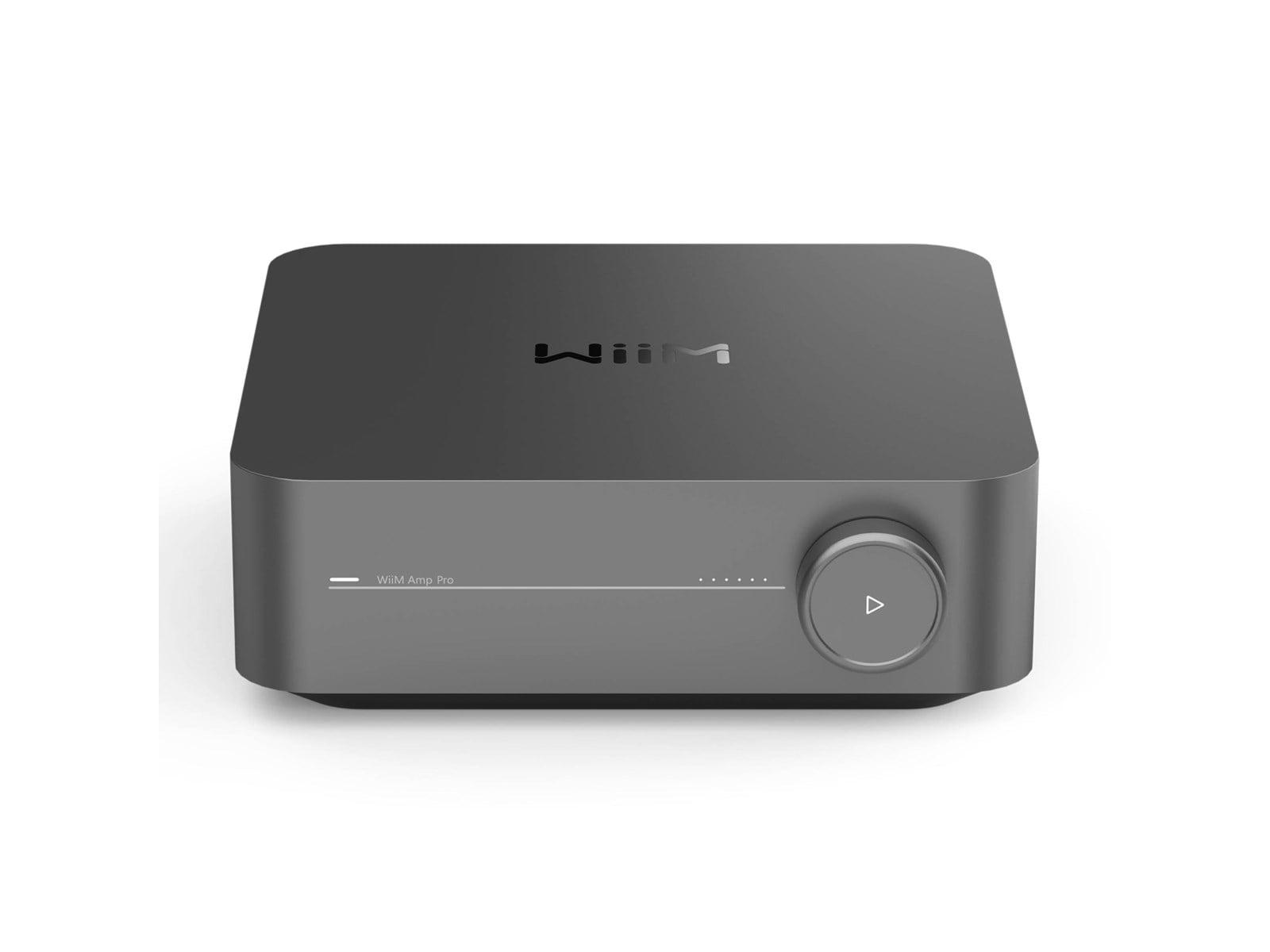 WiiM Amp Pro streaming-forsterker i mørk grå