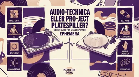 Audio-Technica eller Pro-Ject platespiller? | Ephemera