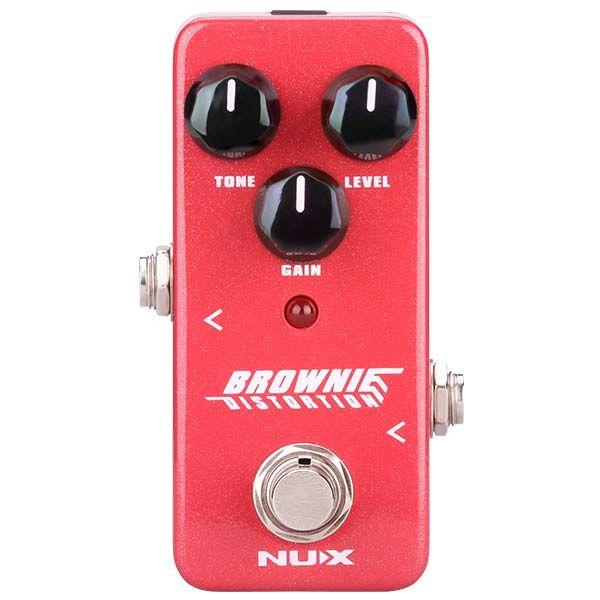 Nux NDS-2 Brownie distortion-pedal for elgitar i brunt kabinett