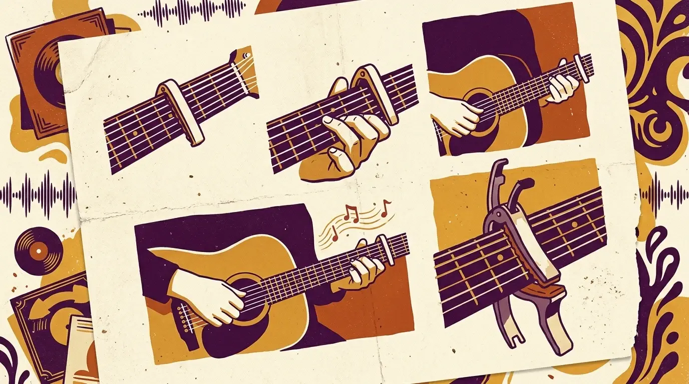 Capo-guide: slik bruker du capo på gitar | Ephemera