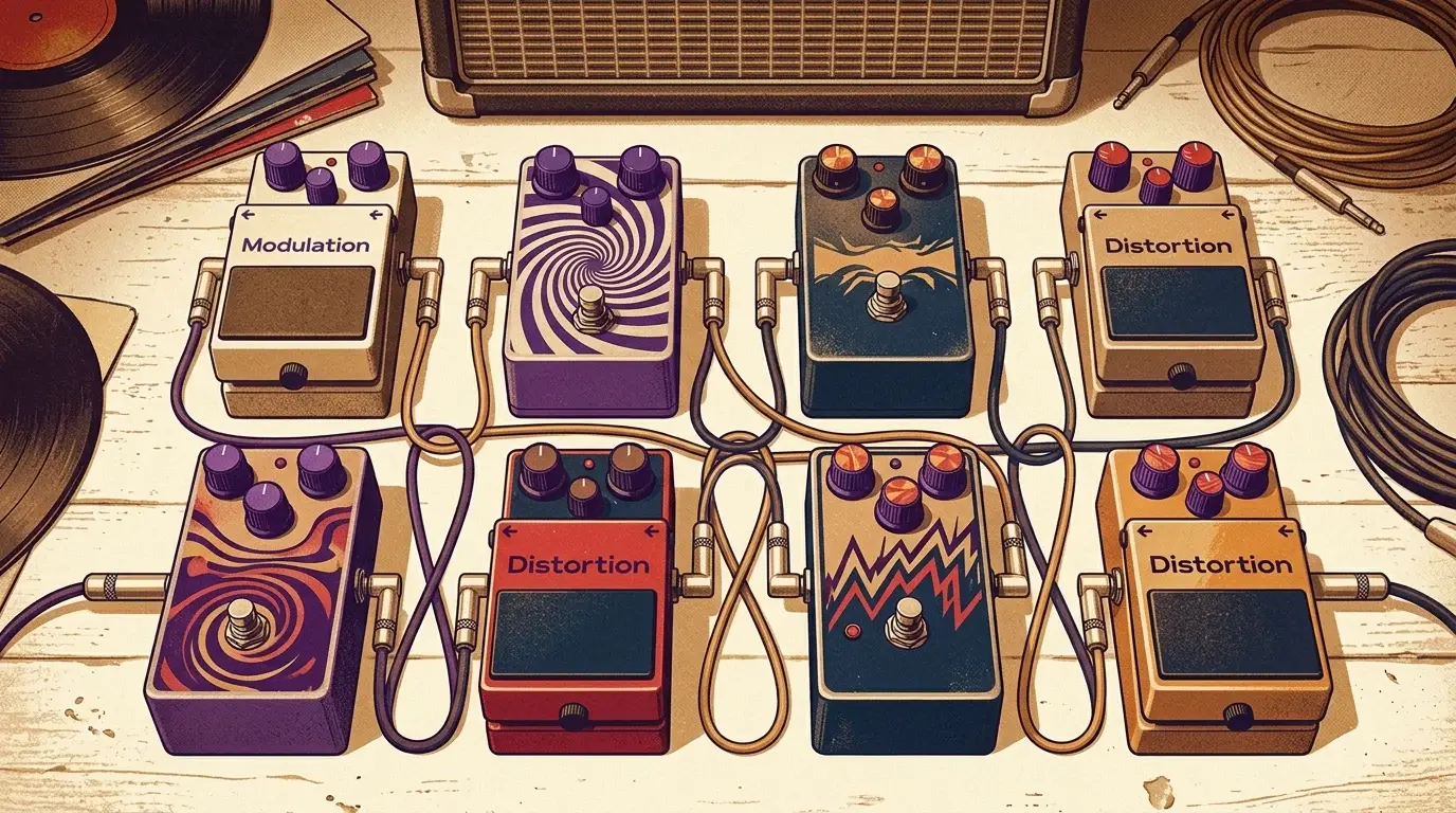 Gitarpedal test 2026: åtte effektpedaler | Ephemera
