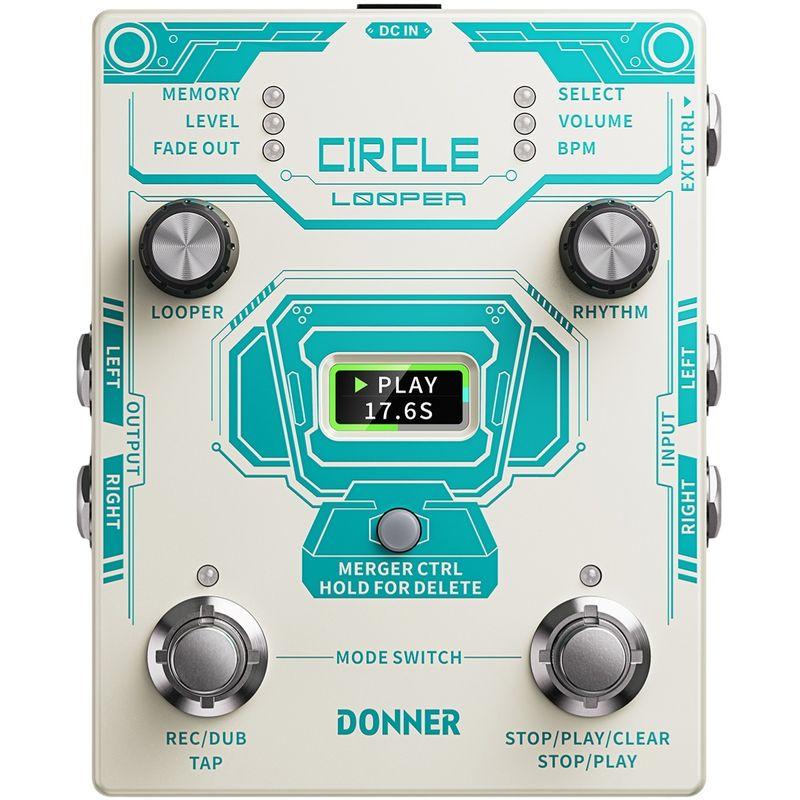 Donner Circle Looper stereolooper med trommemaskin og skjerm
