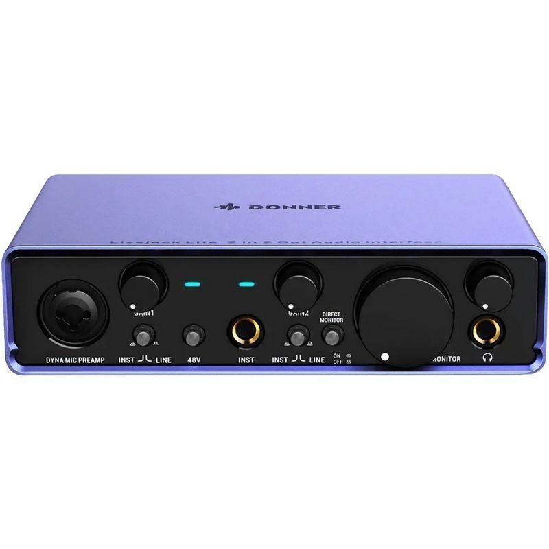Donner Livejack Lite kompakt audio interface med USB-C-tilkobling