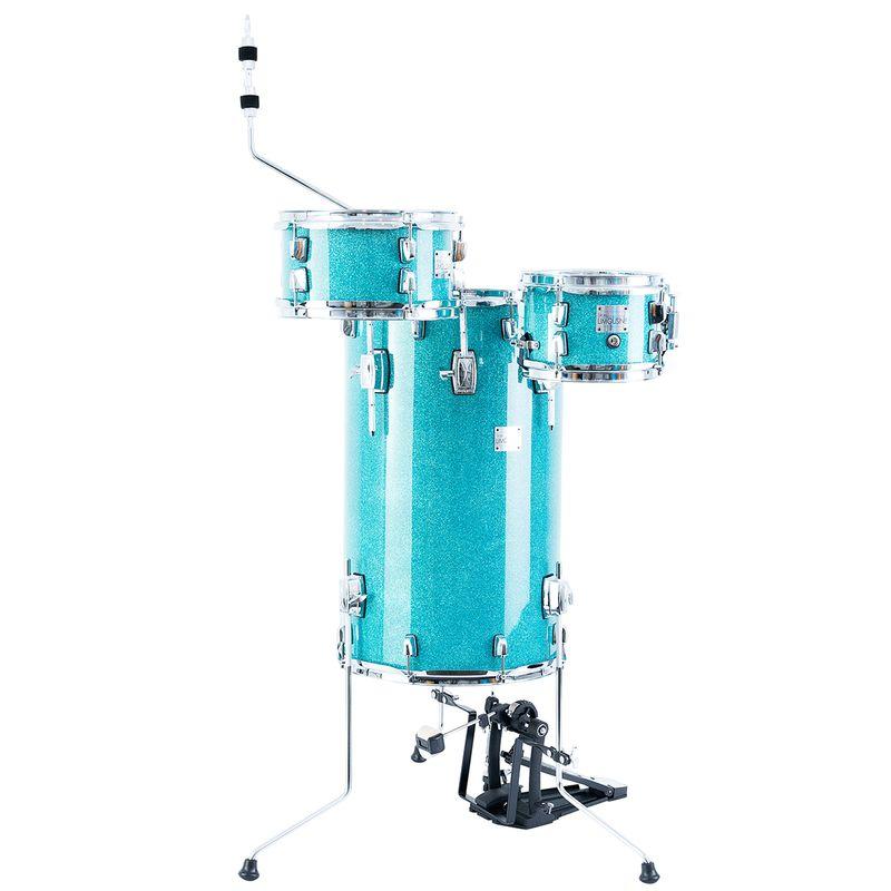 Drum Limousine Explorer Cocktail TS kompakt cocktail-trommesett i turquoise sparkle