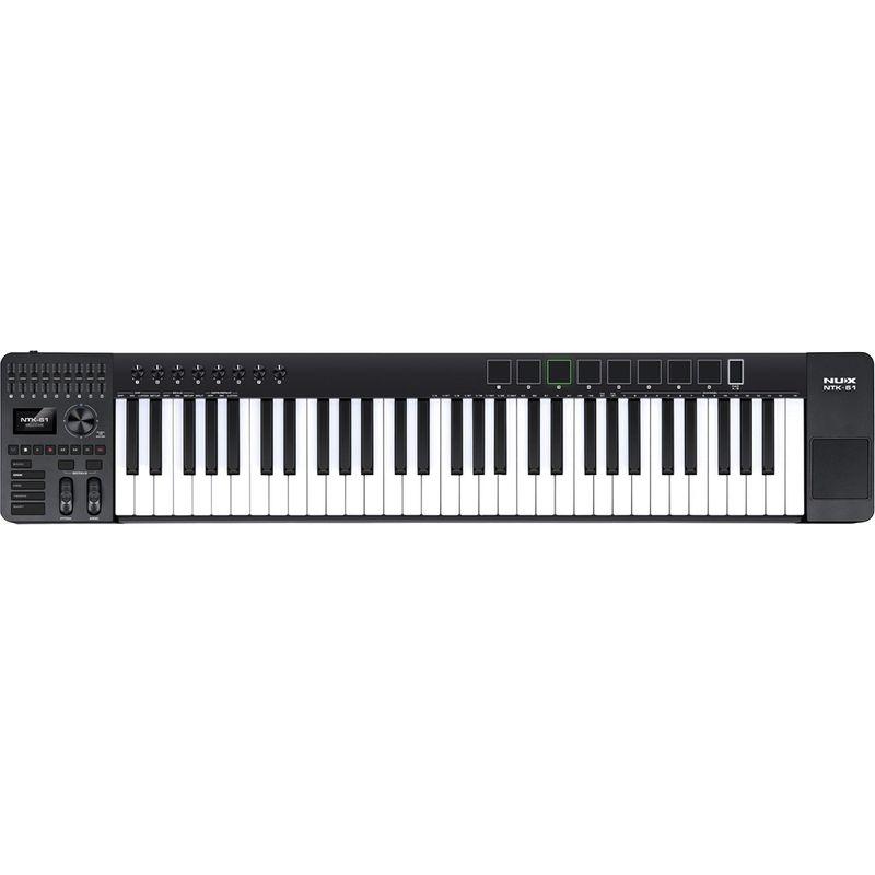 Nux NTK-61 midi-keyboard med 61 semi-vektede tangenter og mikserseksjon