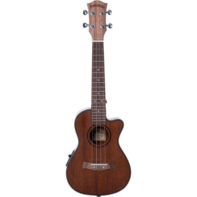 Santana U6 C konsertukulele med massiv mahognitopp og cutaway