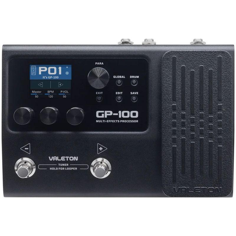 Valeton GP-100 multieffektpedal med fargeskjerm og ekspresjonspedal